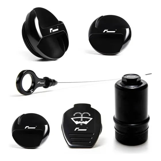 Kit Tapones Motor Racingline Mqb Evo Aceite, Dsg, Frenos Negro