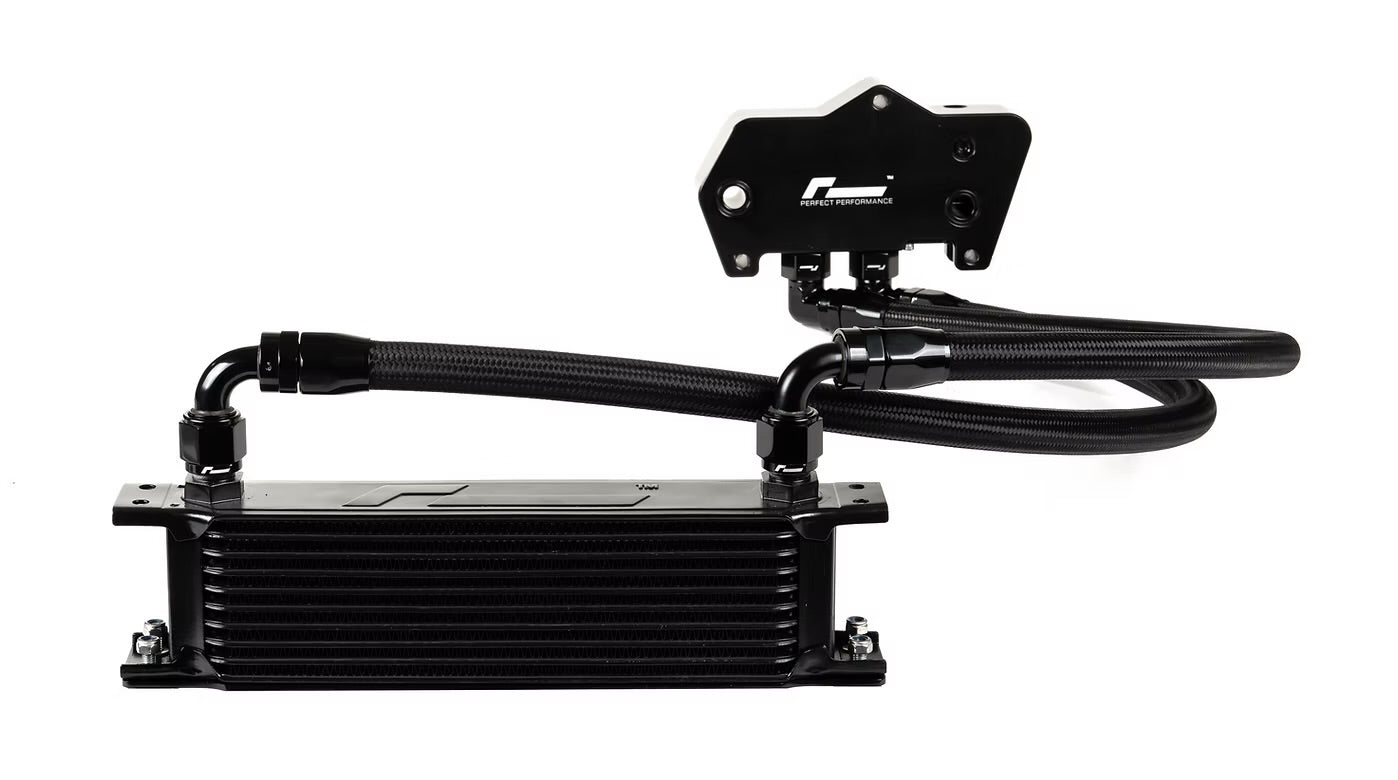 Kit de Intercooler Racingline, Bobinas de encendido Racingline, Reprogramacion Motor y Caja Stage 2, Downpipe Milltek OPF sin CAT, Enfriador de Aceite Racingline MQB