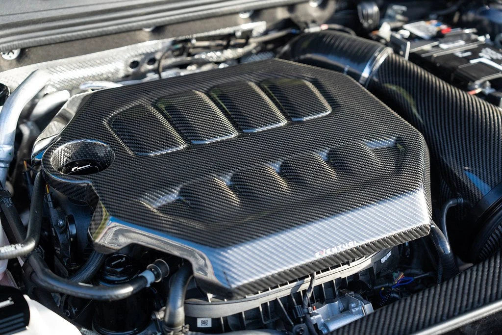 Tapa de Motor Eventuri Black Carbon - VW Golf MK8 GTI / R