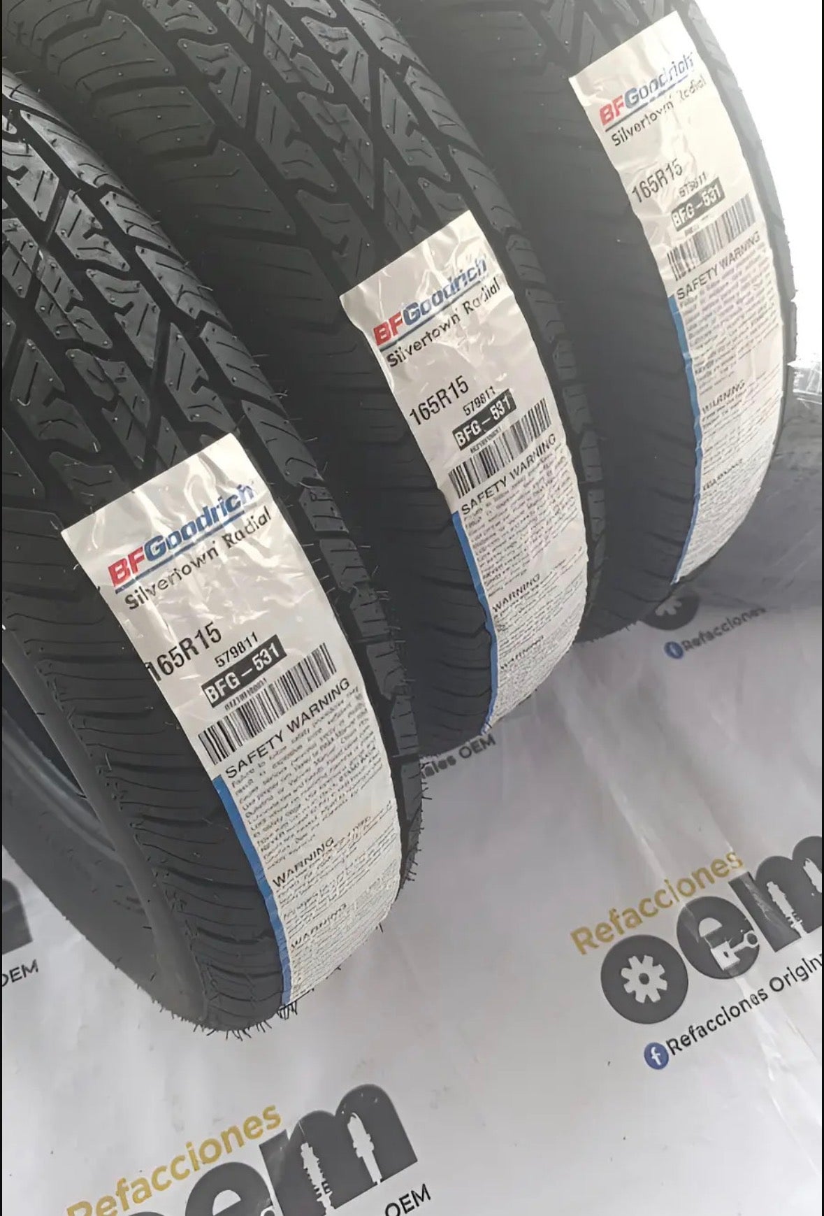 Llanta BFGoodrich Silvertown Radial 165R15 VW Última Edición