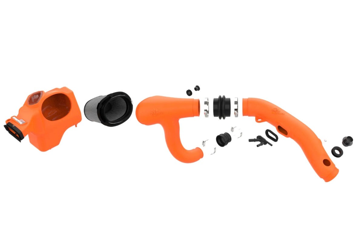 Sistema de Intake Momentum GT Orange Edition con Filtro Pro DRY S Ford Ranger Raptor 2024-2026 V6 3.0L Twin Turbo