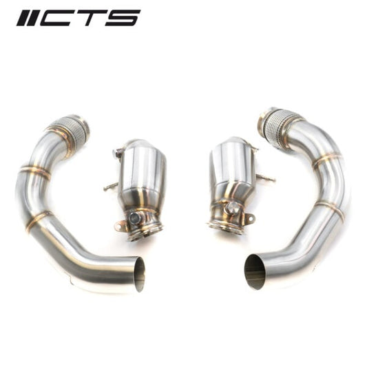 CTS Turbo BMW F90 M5/M5C y BMW G15/G16 M8/M8C JUEGO DE BAJADA PARA GATOS DE ALTO CAUDAL
