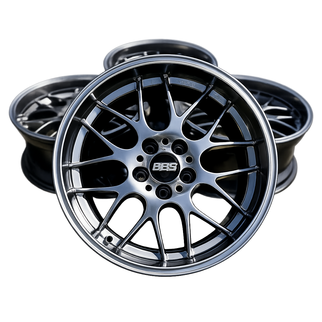 Juego de Rines BBS RG-R 17" Negro Brillante