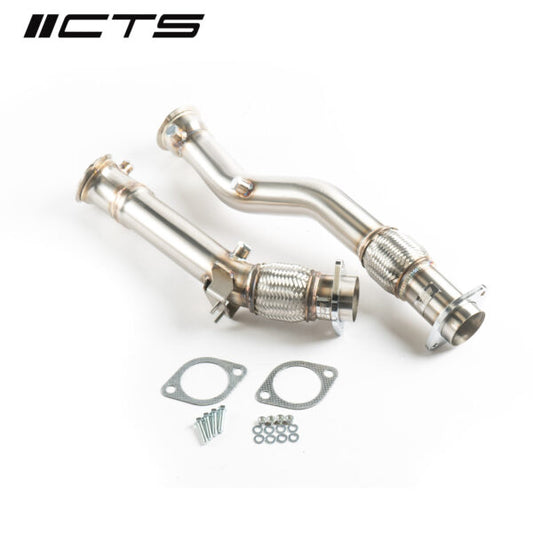 Bajantes CTS Turbo BMW S58 F97/G01 X3M/X3MC y F98/G02 X4M/X4MC sin envoltura térmica