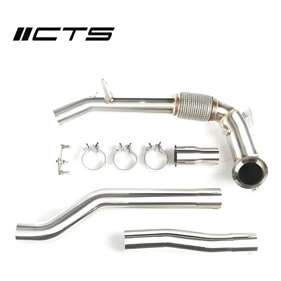 Downpipe CTS Turbo EVO4 AWD Race MK8 VW Golf R / 8Y Audi S3