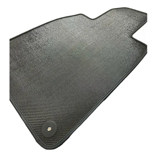 Tapetes Originales Porsche Fibra Carbon Con Piel 981/982/991 Negro