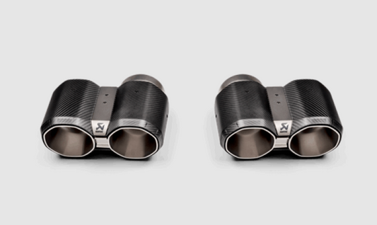 Juego de Puntas de Escape Akrapovic (Fibra de Carbono)