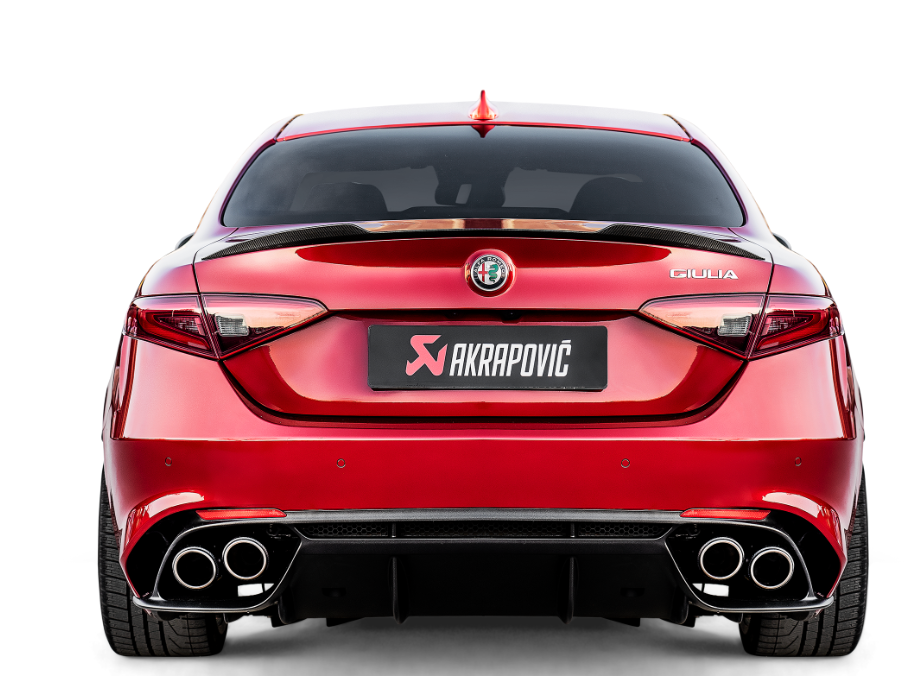 Sistema de Escape Akrapovic Evo Cat-Back (Titanio) Alfa Romeo Giulia Quadrifoglio 2017-2019
