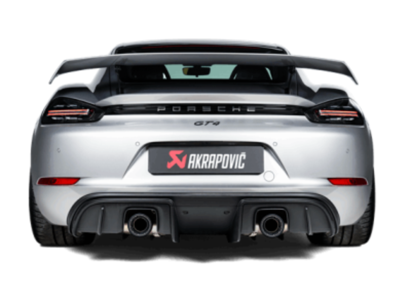 Escape Akrapovic Línea Slip-On (Titanio) Porsche Cayman GT4 2020+