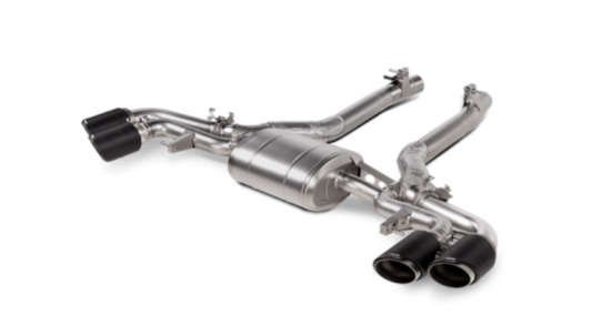 Escape Akrapovic Línea Slip-On (Titanio) BMW X5M/X6M 2020-2023