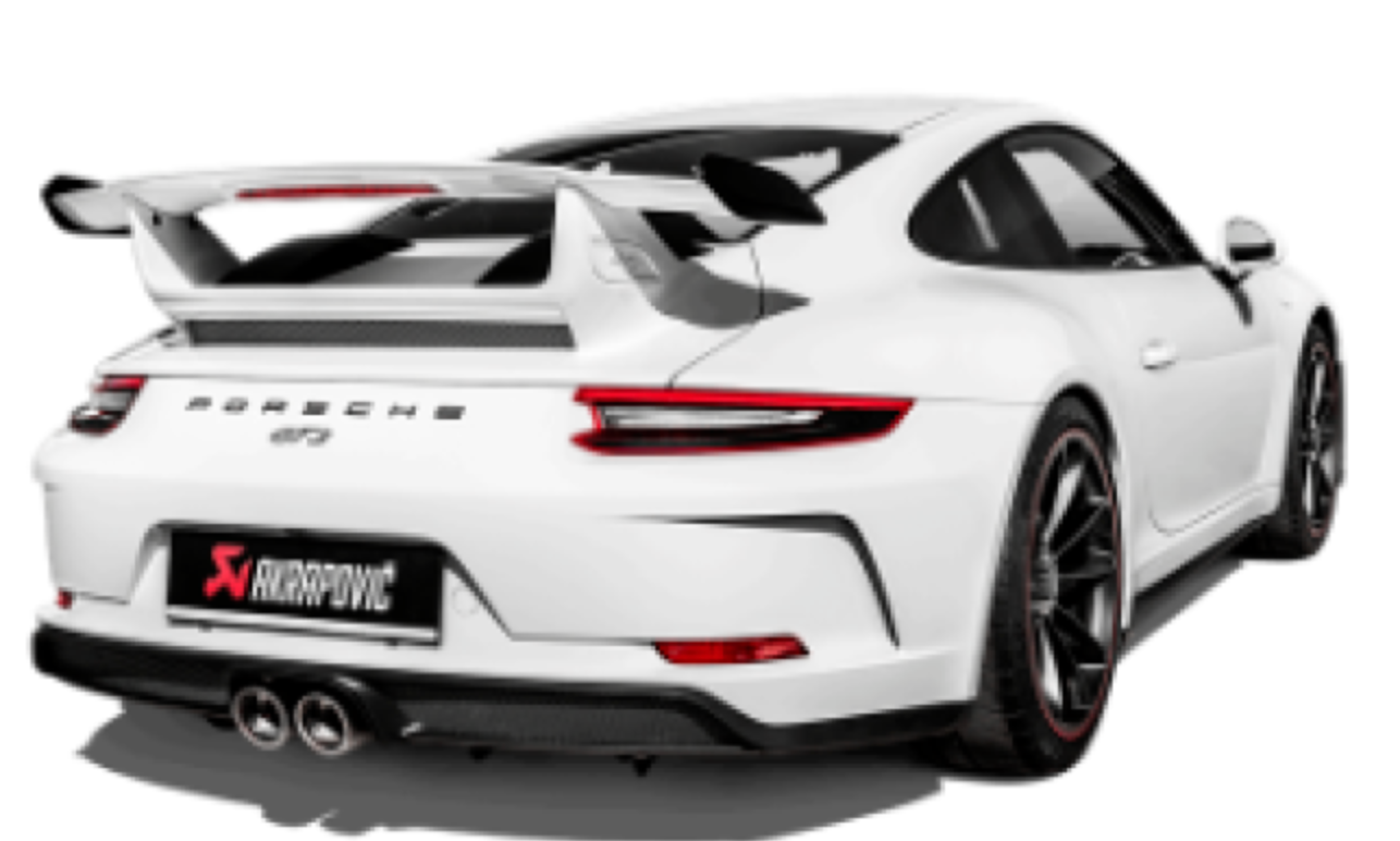 Escape Akrapovic Línea Slip-On Titanio Porsche 911 GT3 2018