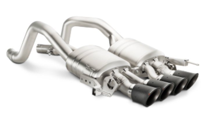 Escape Akrapovic Línea Slip-On (Titanio) Chevrolet Corvette Z06 2014-2017