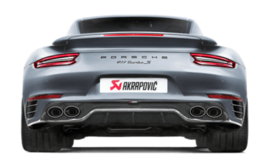 Escape Akrapovic Línea Slip-On (Titanio) Porsche 911 Turbo 2016-2017