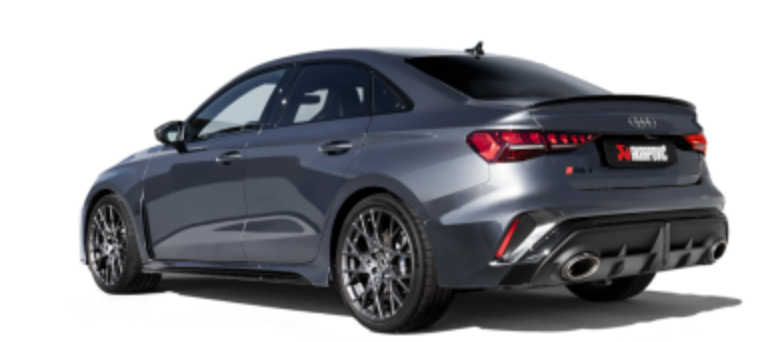 Sistema de Escape Akrapovic Evo Cat-Back (Titanio) Audi RS3 Sedan 2025+