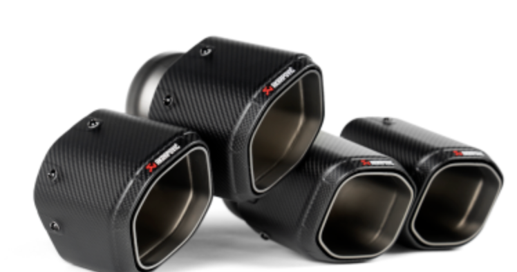 Juego de Puntas de Escape Akrapovic (Fibra de Carbono) BMW M5 2024+