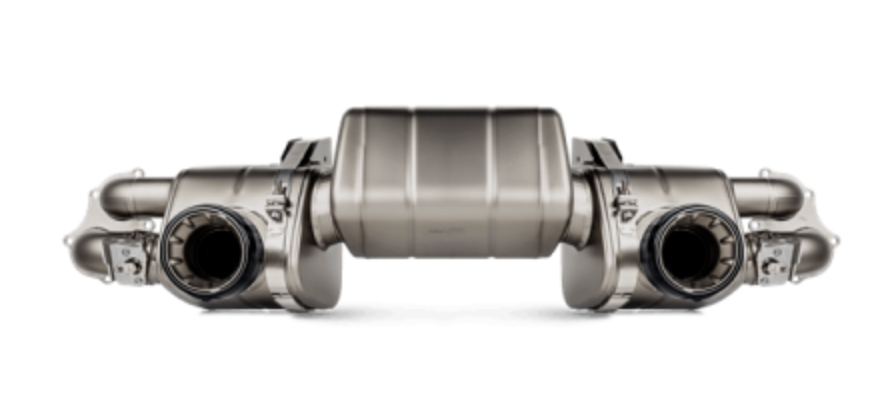 Escape Akrapovic Línea Slip-On (Titanio) Porsche Cayman GT4 2020+