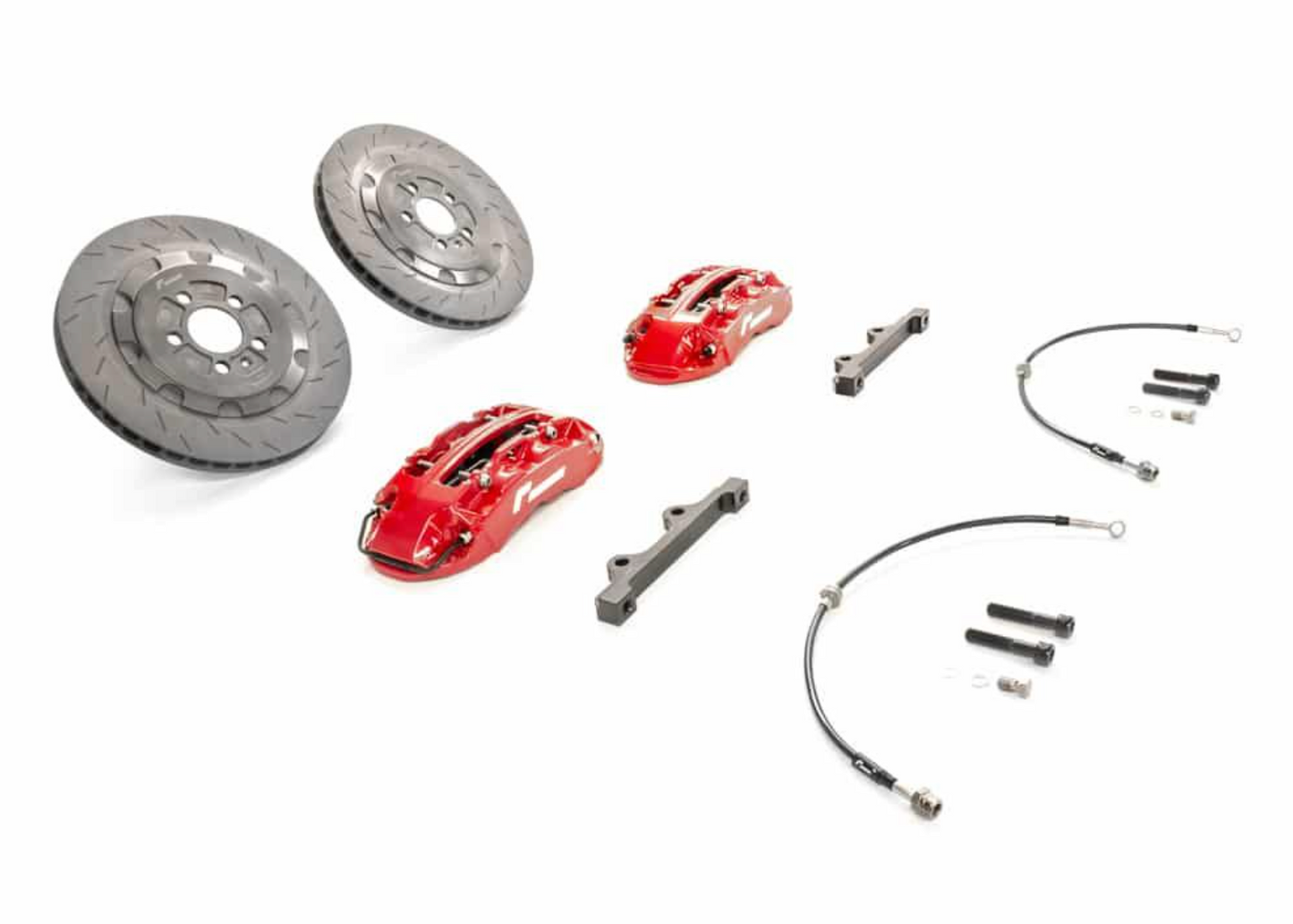 Kit de Frenos de Alto Rendimiento (BBK) Stage 2 Evo - 345mm - 4 Pistones / MQB / MQBE / Rojo