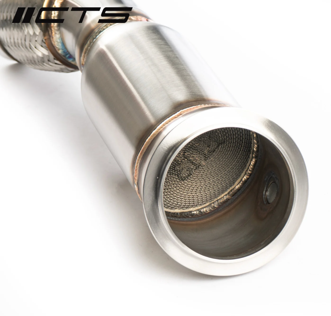 CTS Turbo 4″ CAT de alto flujo para BMW N20 4 cilindros (2012-2017) F20-F21-F22-F30-F32-F36