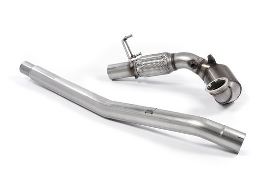 Downpipe de gran diámetro con catalizador deportivo de alto flujo Milltek - Volkswagen Golf MK7 GTi (including GTi Performance Pack, Clubsport & Clubsport S models)