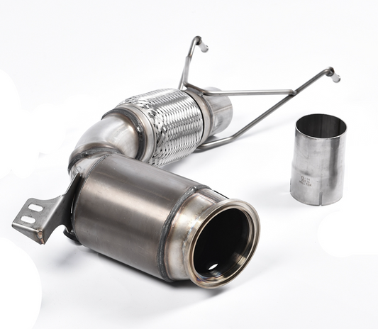 Downpipe de gran diámetro con catalizador deportivo de alto flujo Milltek - New Mini Mk3 (F56) Mini Cooper S 2.0 Turbo (Rest of World)