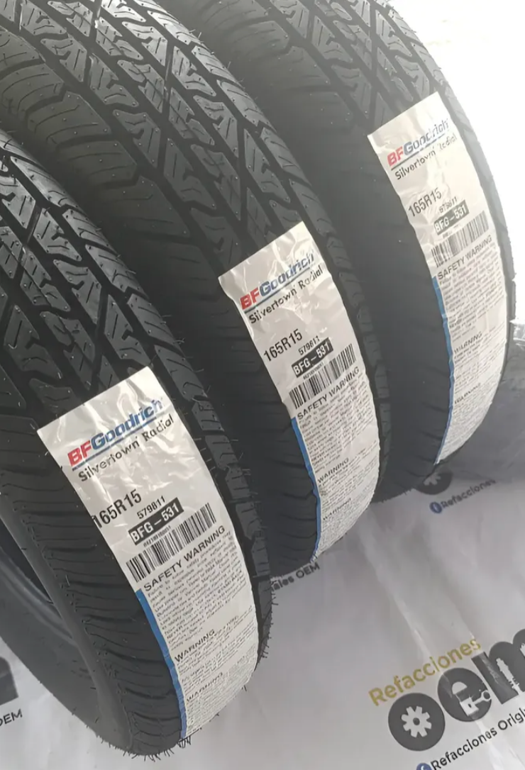 1 Pza Bfgoodrich Silvertown Radial 165r15 Vw Ultima Edición