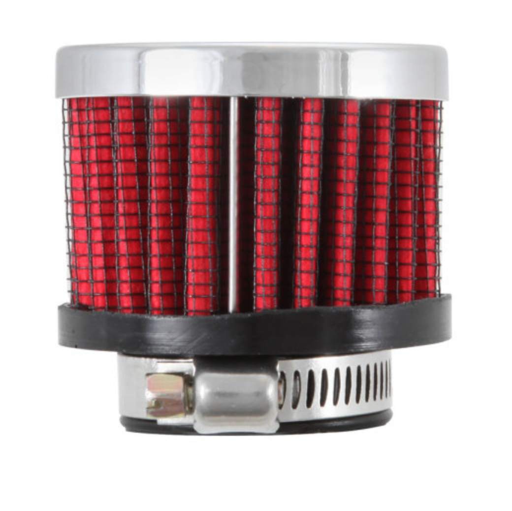 Filtro Respiradero K&N Clamp-On Cromado