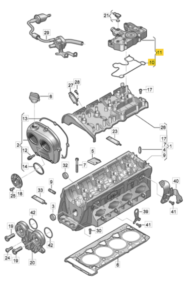 Separador de aceite para Cupra Ateca 2023
