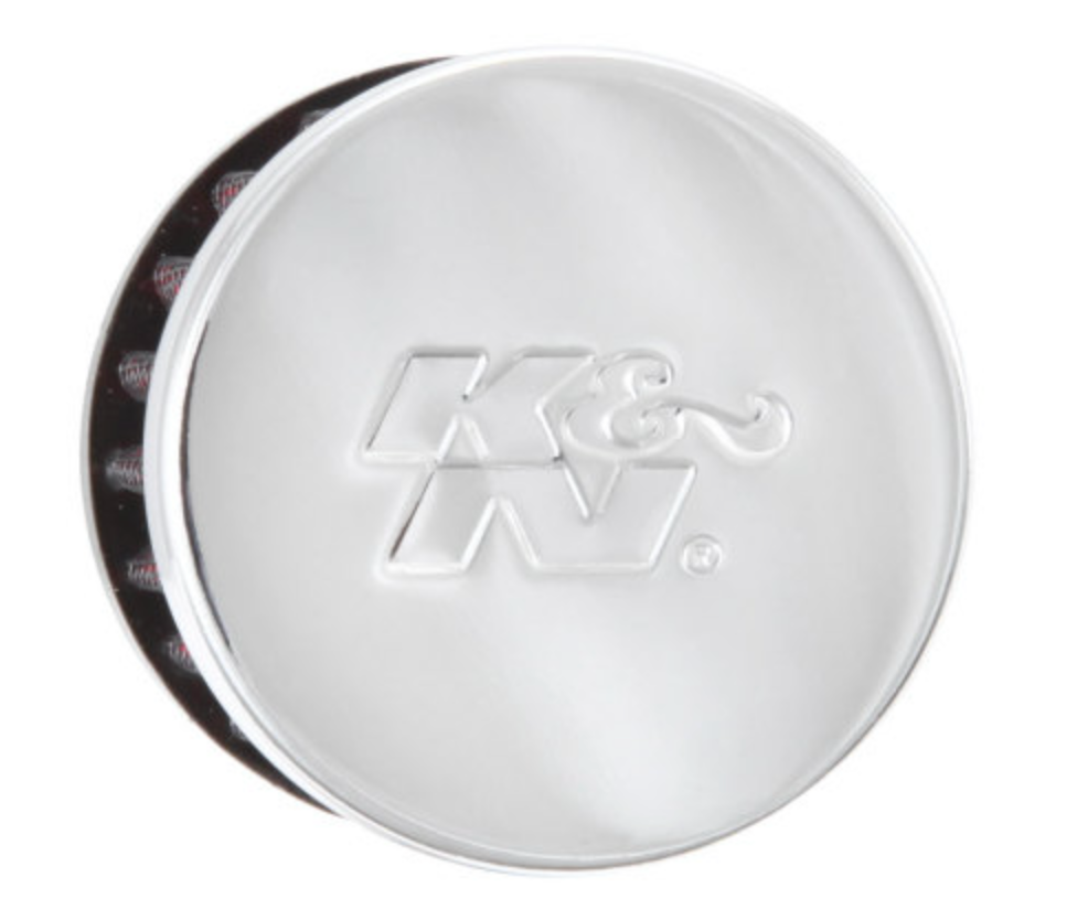 Filtro Respiradero K&N Clamp-On Cromado