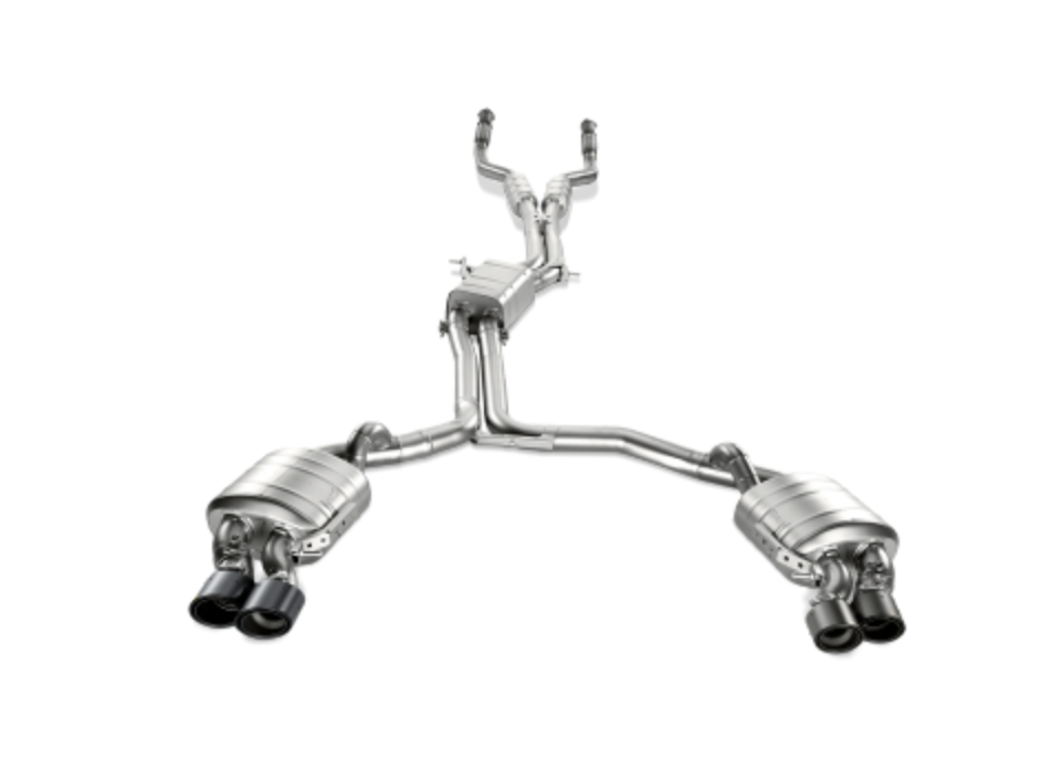 Sistema de Escape Akrapovic Evo Cat-Back (Titanio) Audi S6 2013-2017