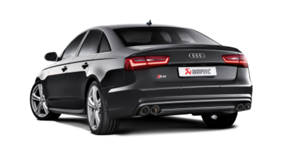 Sistema de Escape Akrapovic Evo Cat-Back (Titanio) Audi S6 2013-2017