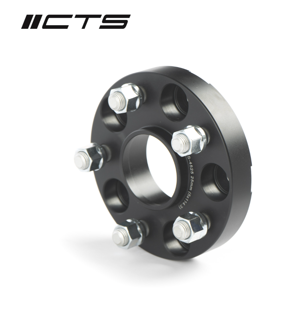 CTS Turbo Tesla Modelo 3/Modelo Y Espaciadores de rueda centrados en cubos (con labio) +25 mm | 5×114,3 CB 64,1