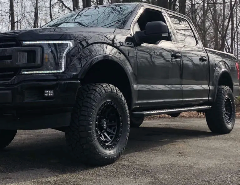 Juego de 5 Rines Fuel Off-Road Covert 17x9 Negro
