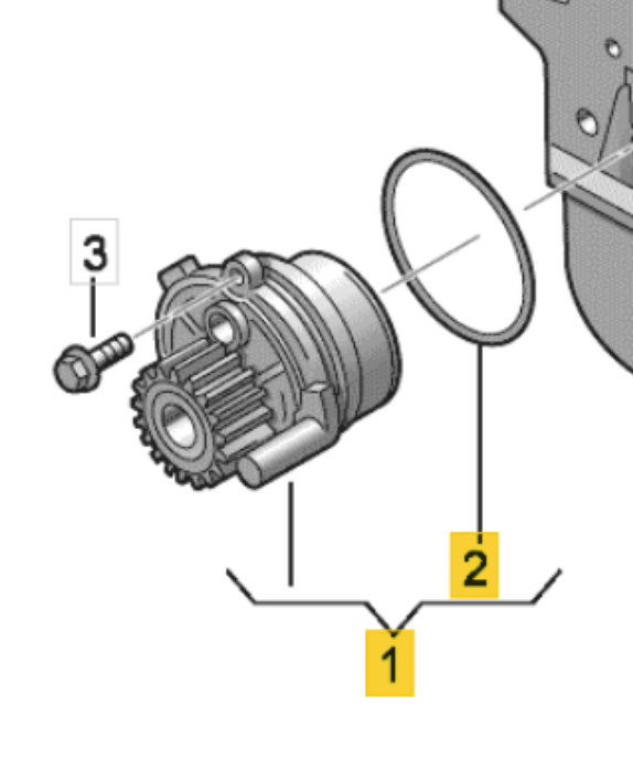Bomba refrigerante Original  para Audi A3 207