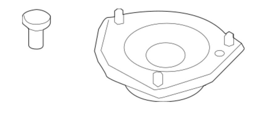 Base de Amortiguador Delantero Original MINI R56