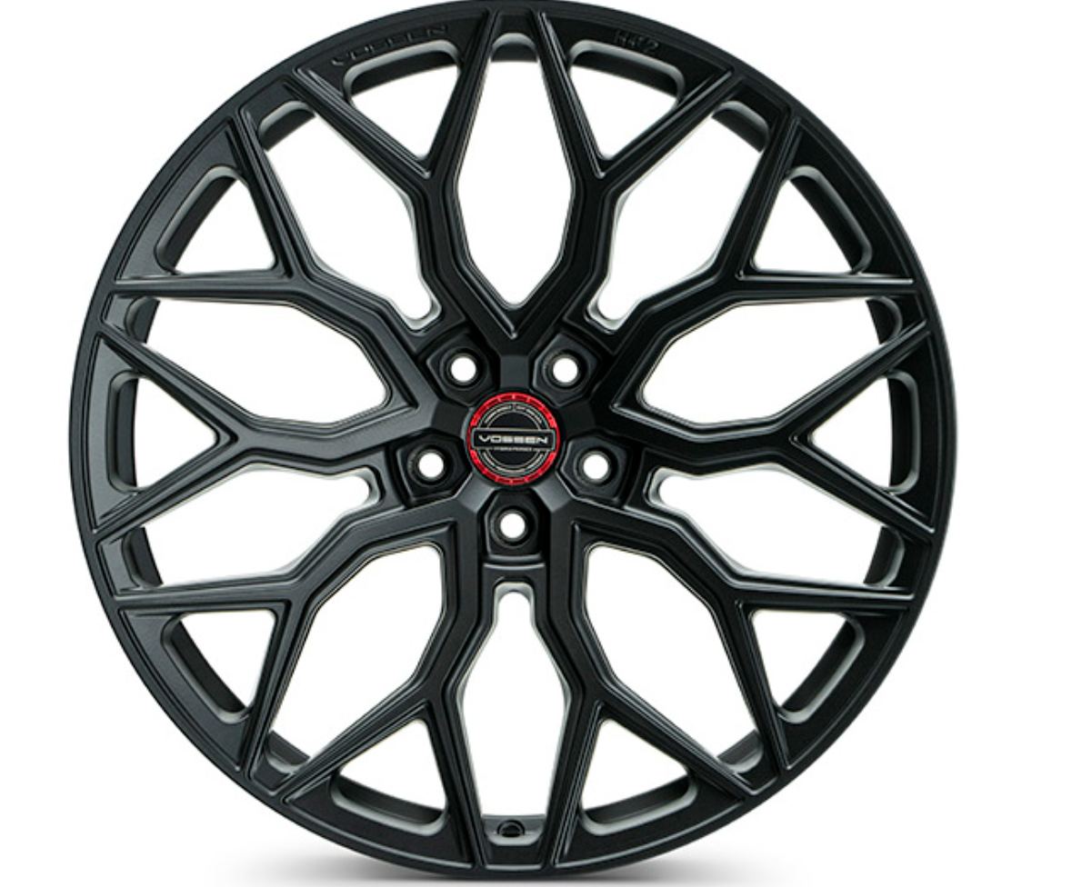 Juego de Rines Vossen HF-2 22x10.5 Satin Black Porsche Macan