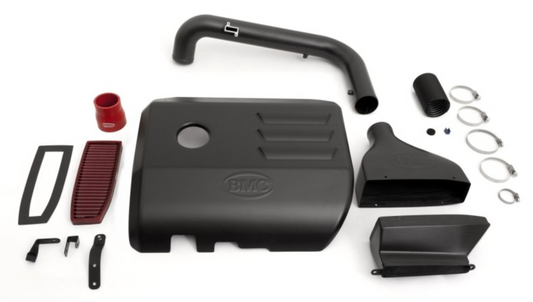 BMC Carbon Racing Filters para 04-08 VW Golf MKV 2.0L GTI Flat Carbon Racing Filter Induction System Kit