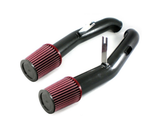 BMC Carbon Racing Filters para 07-10 Nissan GT-R R35 Carbon Racing Filter Induction System Kit (w/Conical Filters)