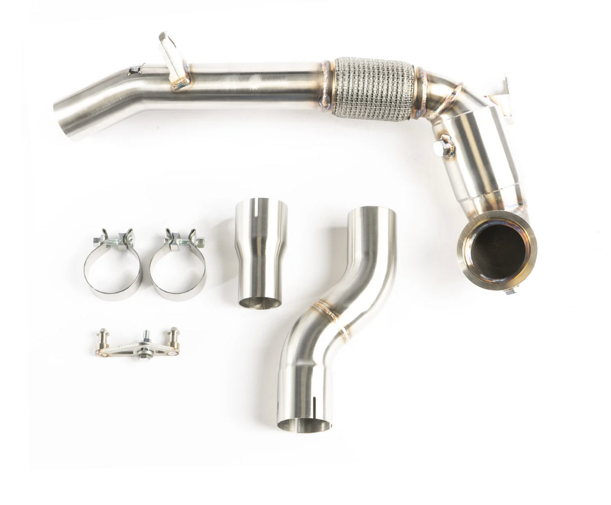 Catalizador de Alto Flujo CTS Turbo EVO4 FWD - MK8 VW GTI / 8Y Audi A3