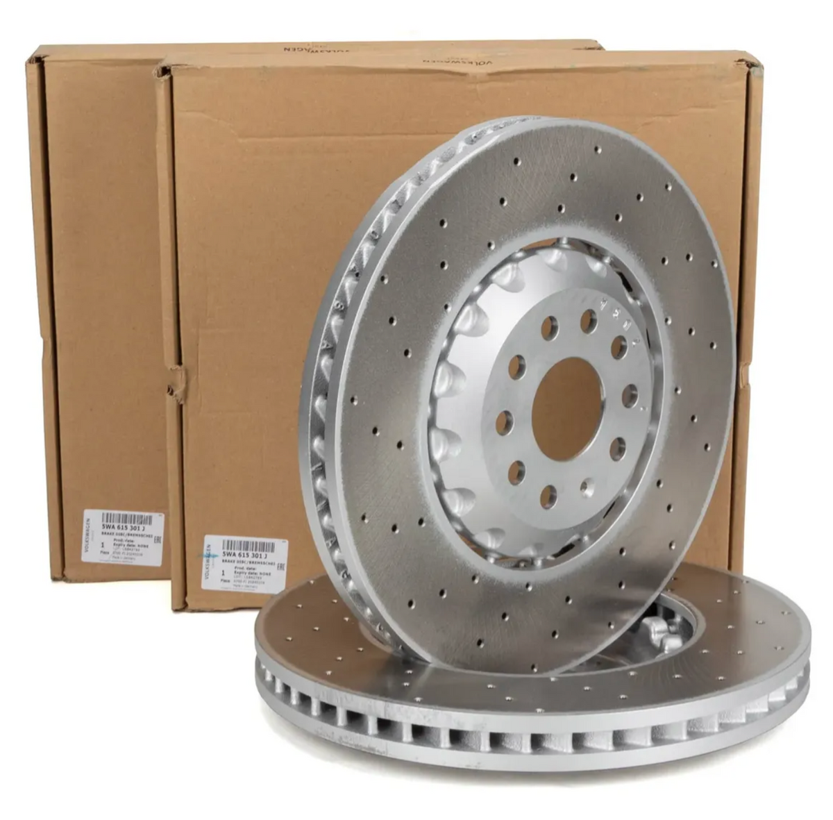 Par de Discos Delanteros Originales Audi S3 - MQB Evo 357x34