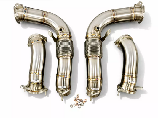 Sistema Completo de Downpipes RedStar Exhaust S68 para BMW X5 M / X6 M Competition