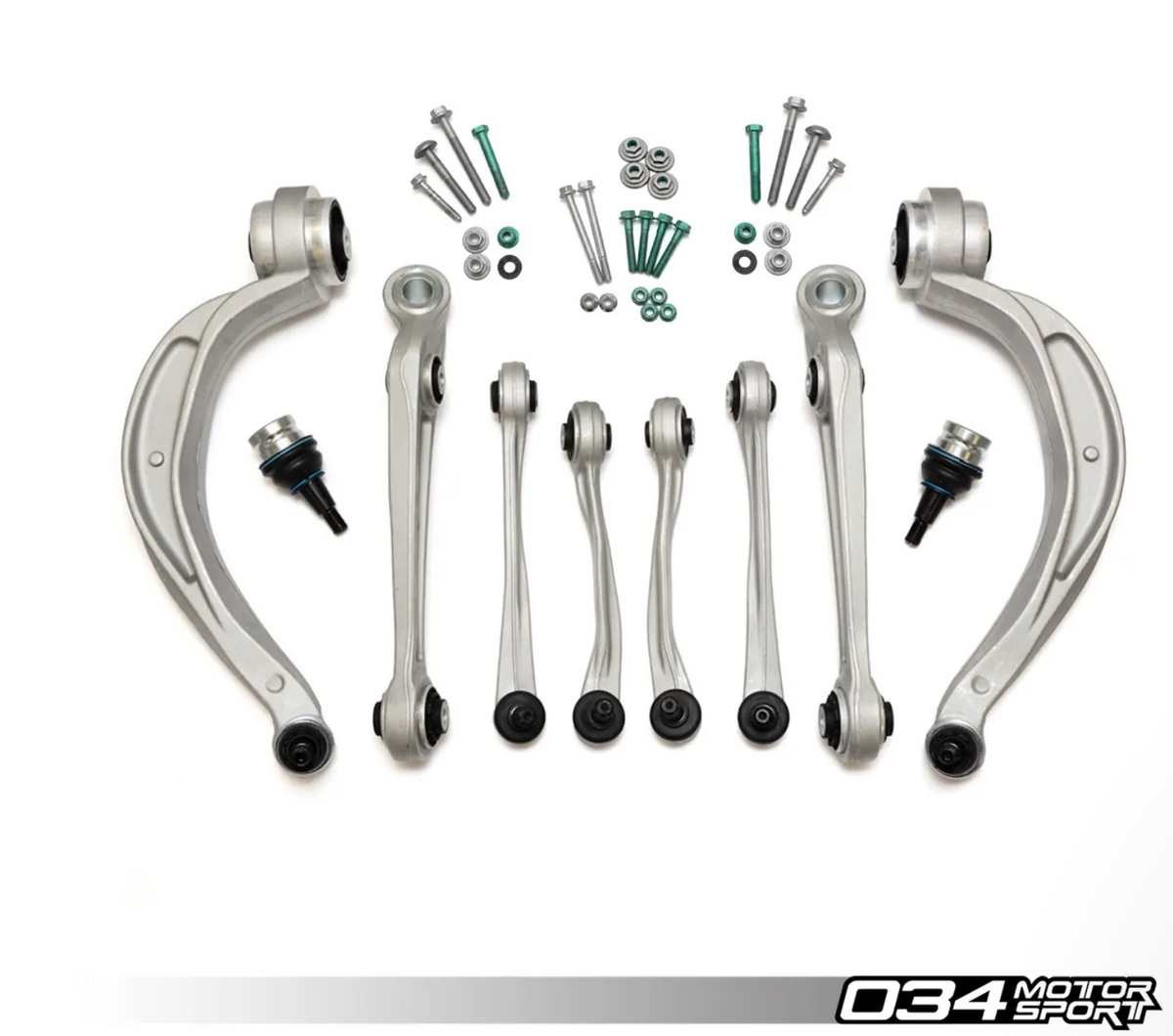 Kit de Brazos de Control 034Motorsport Density Line para Audi B8/B8.5 A4/S4/RS4, A5/S5/RS5, Q5/SQ5, C7/C7.5 A6/S6/RS6, A7/S7/RS7 y Porsche Macan 95B