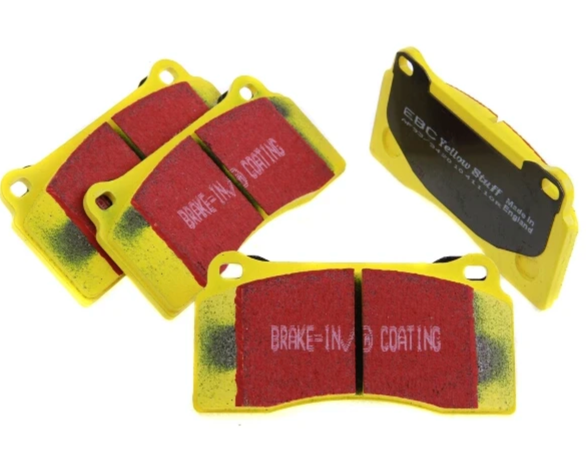 Balatas de Reemplazo EBC Yellow Stuff para Calipers Racingline de 4 Pistones Stage 2 EVO