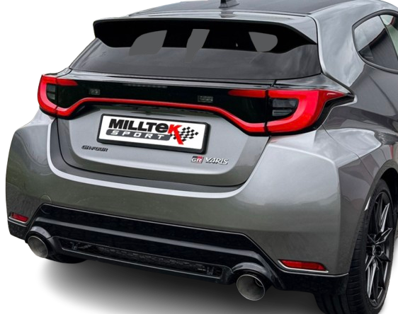 Sistema DPF-Back Milltek No Resonado con Puntas de Acero Inoxidable Toyota GR Yaris