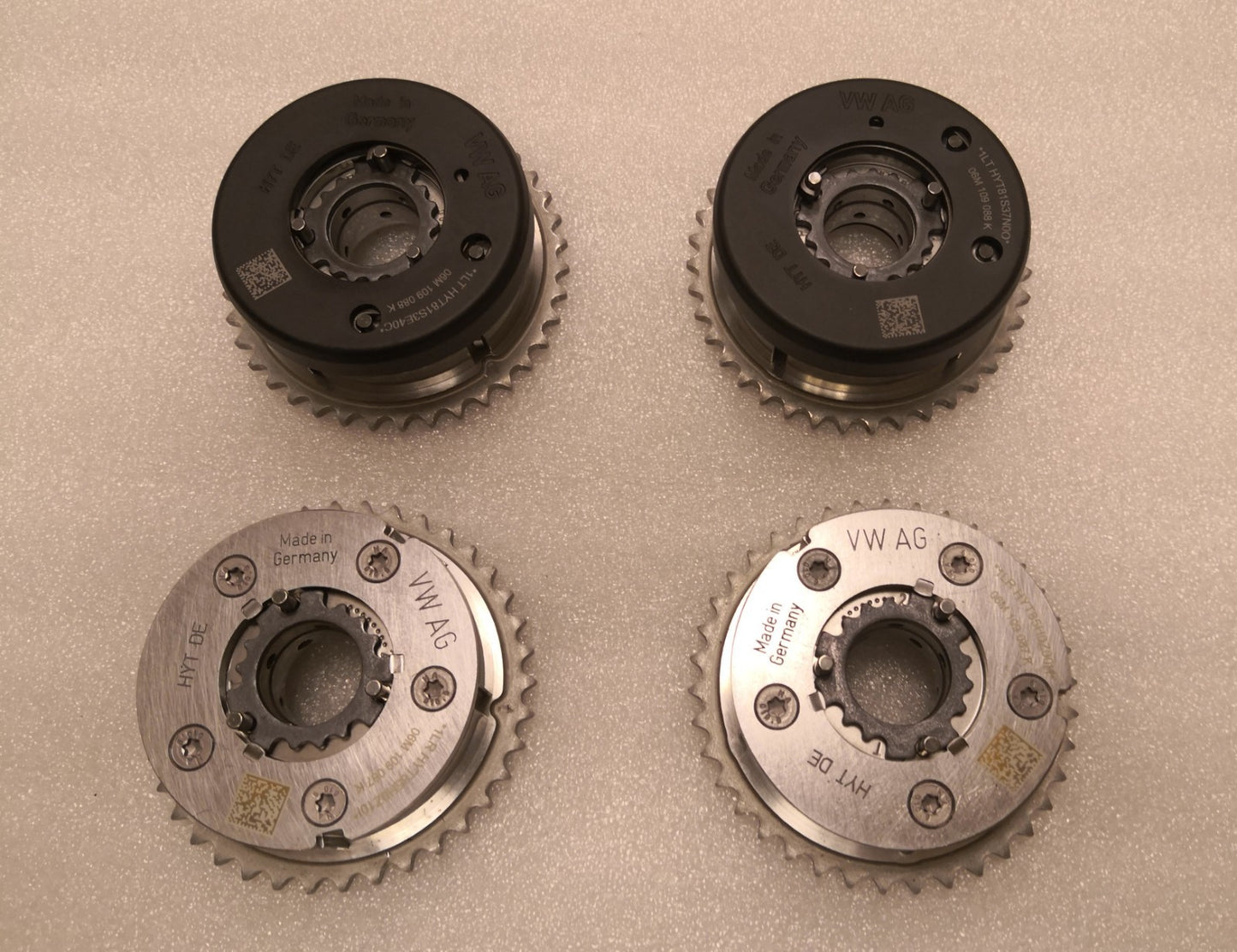 Kit de 4 Variadores Arbol Levas Audi VW Seat 06M109087K y 06M109088K