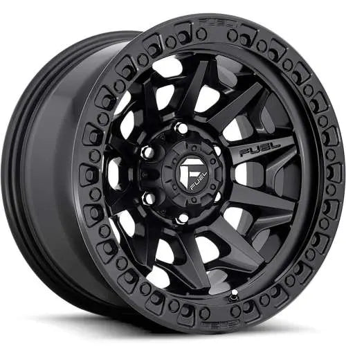 Juego de 5 Rines Fuel Off-Road Covert 17x9 Negro