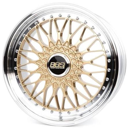 Juego de Rines BBS Super RS 19" Gold 5x112