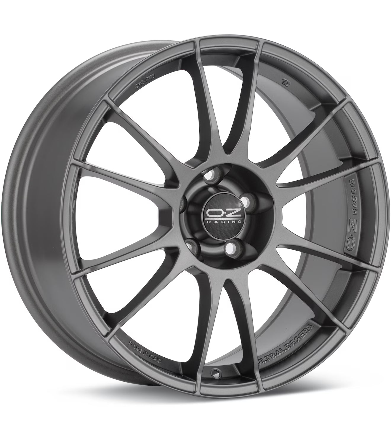 Juego de Rines OZ Racing Ultraleggera 17x7.5 Matte Graphite Silver